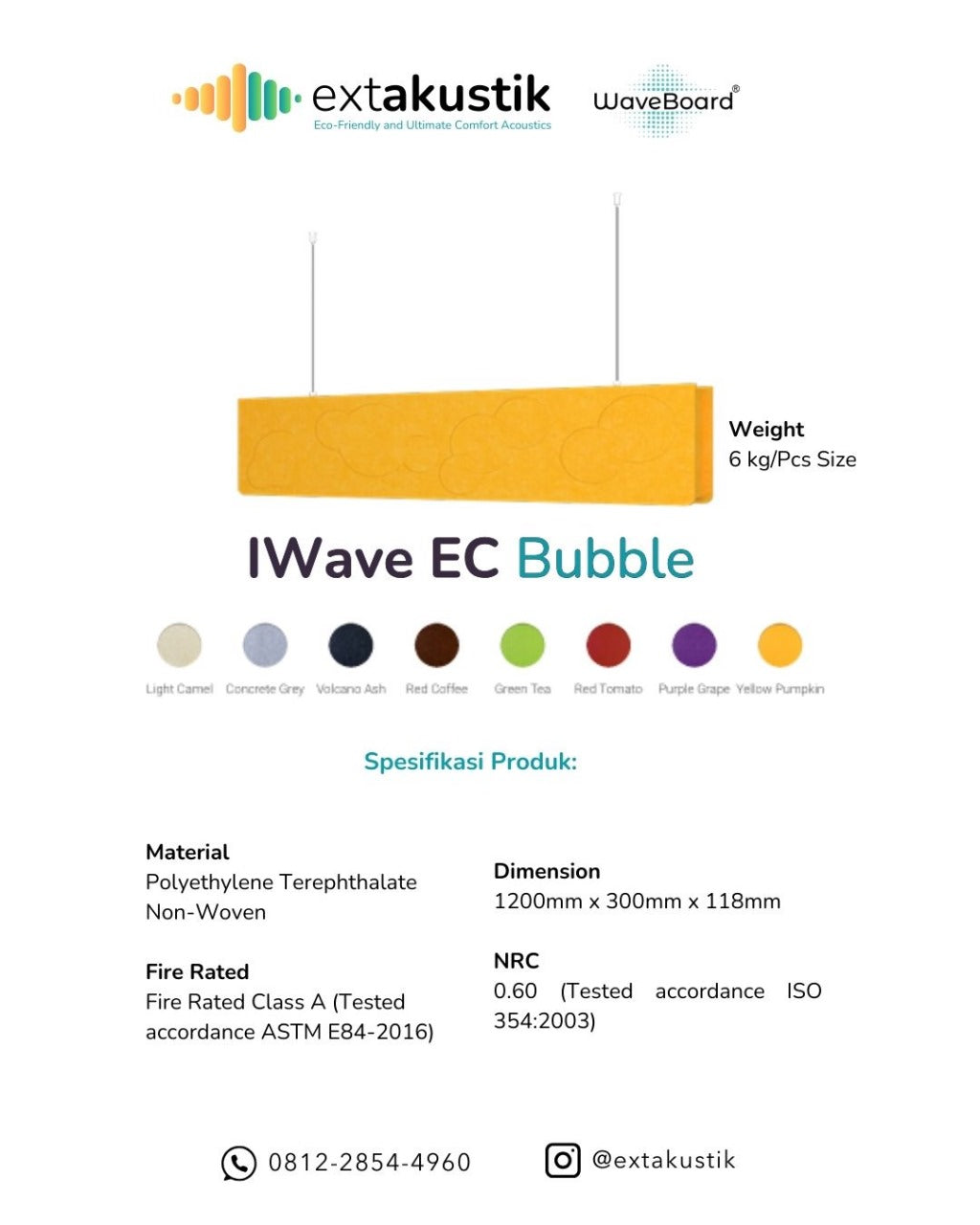 WAVEBOARD IWAVE EC BUBBLE (EXTAKUSTIK) WAVEBOARD IWAVE EC BUBBLE (EXTAKUSTIK)